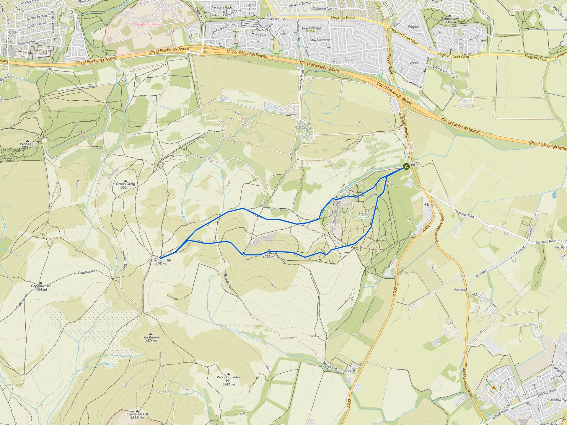 The best running trails around Edinburgh | Komoot